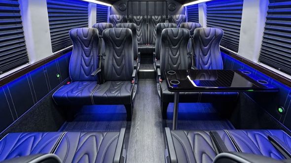 akron 20 passenger sprinter van interior