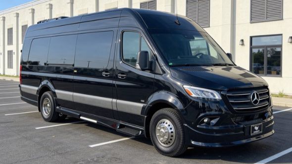 akron airport sprinter van service