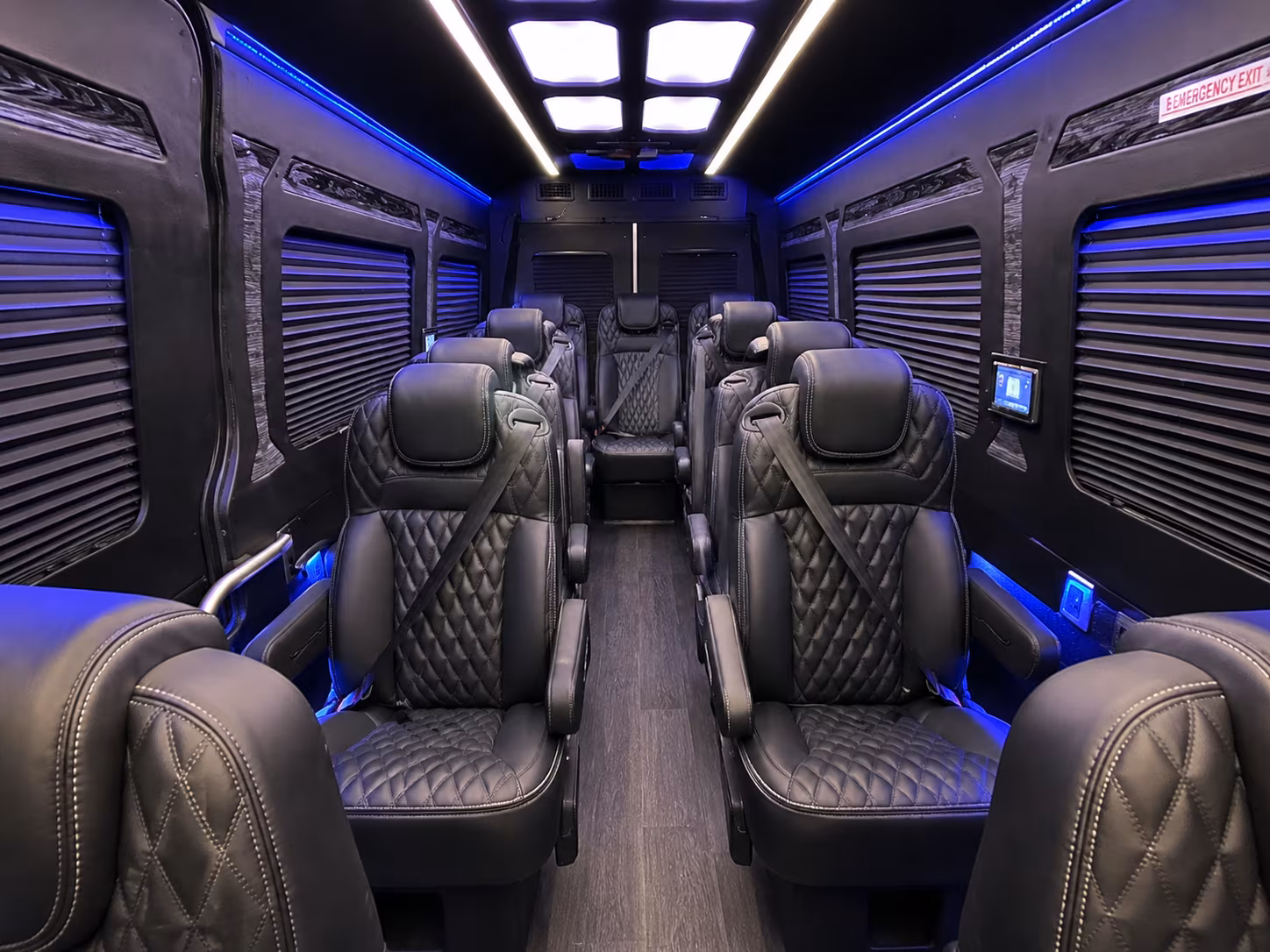 15 passenger sprinter van inside