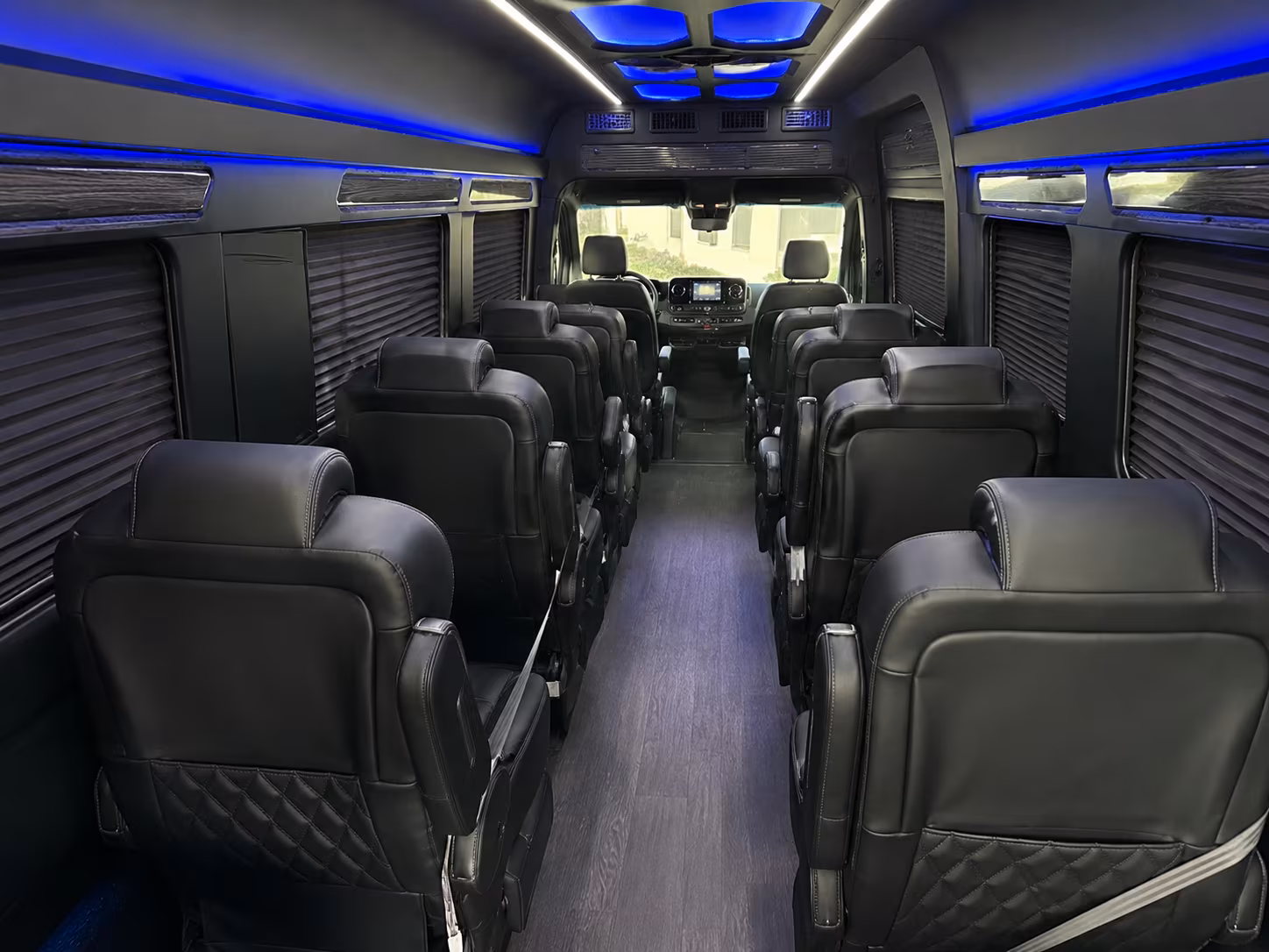 20 passenger sprinter van inside