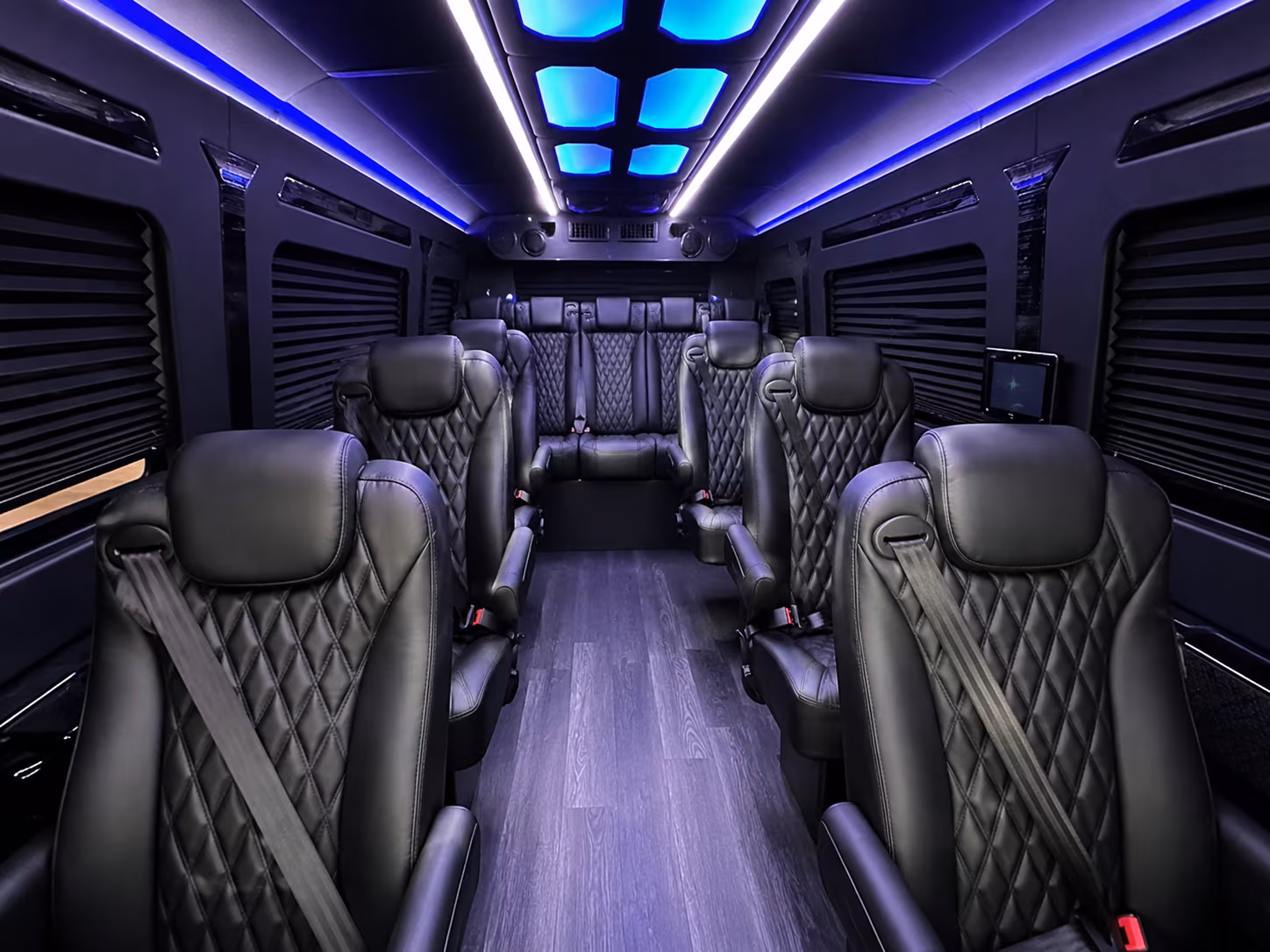 akron 10 passenger sprinter van inside