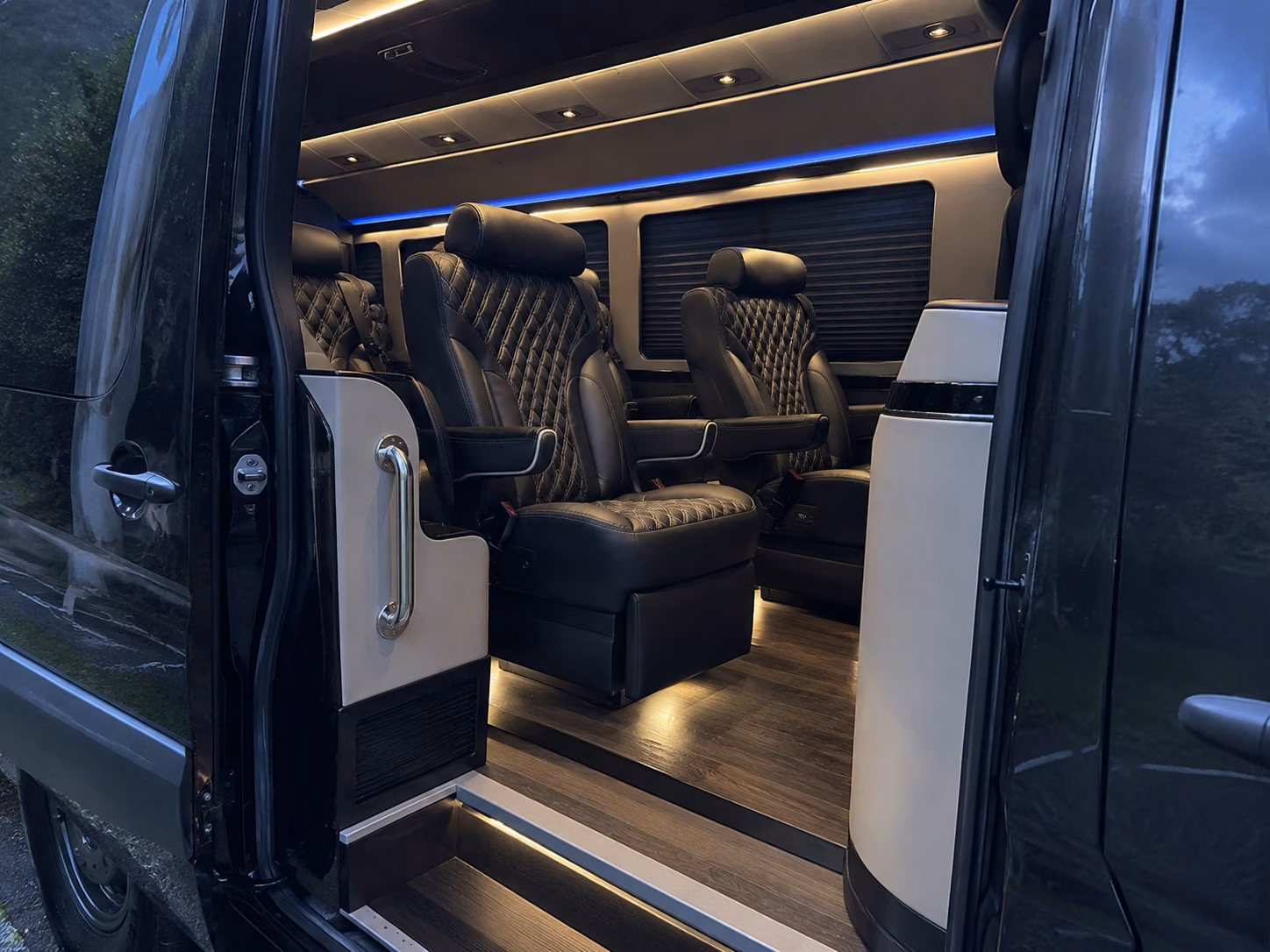 akron 12 passenger sprinter van inside