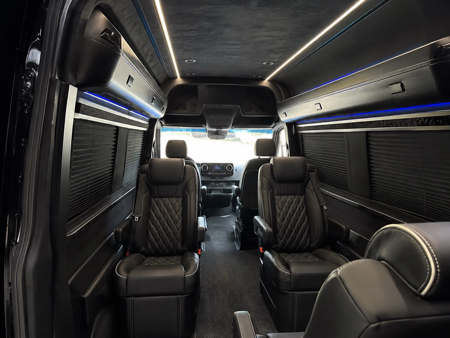 akron 15 passenger sprinter van interior