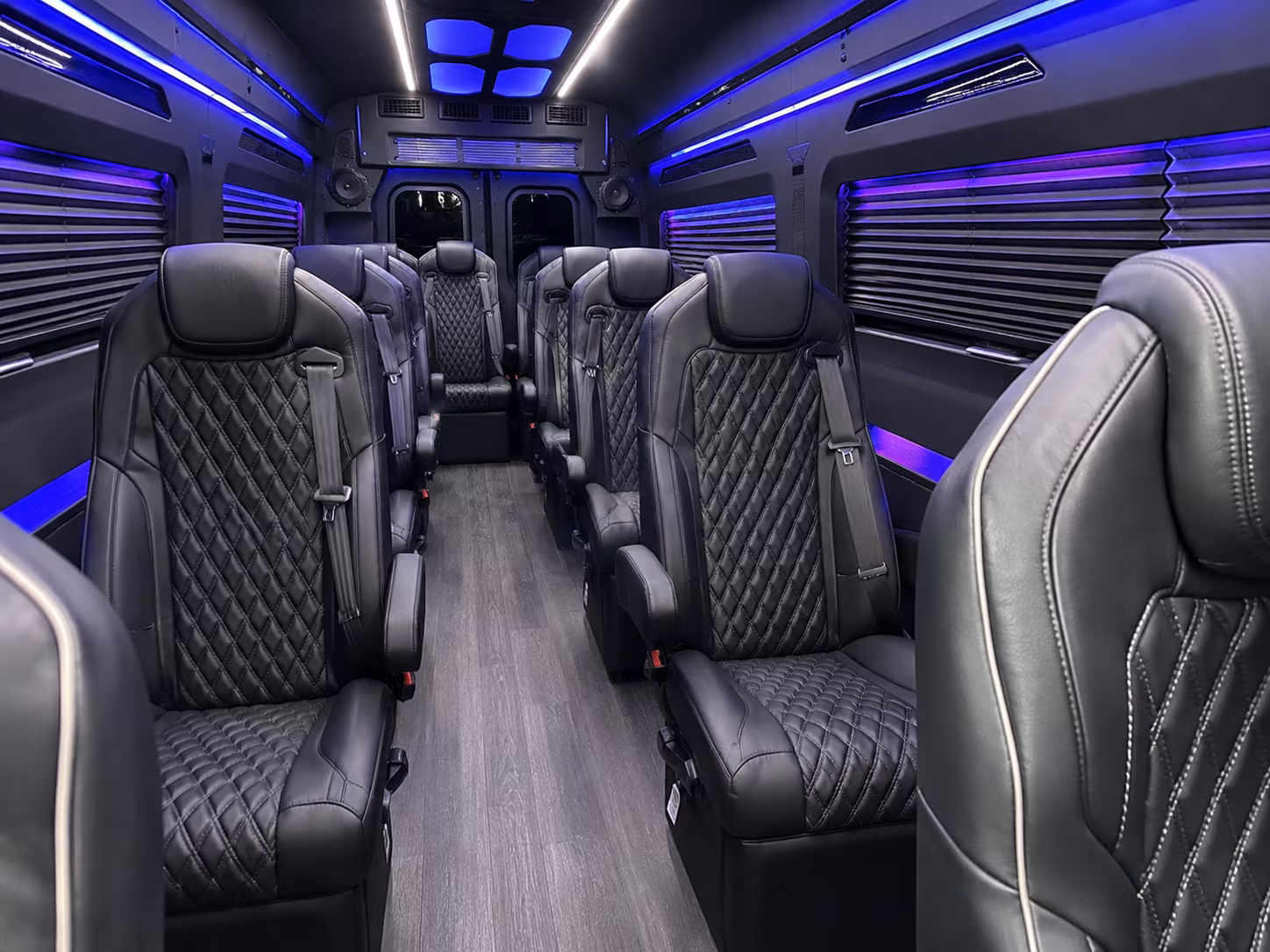 akron 20 passenger sprinter van interior