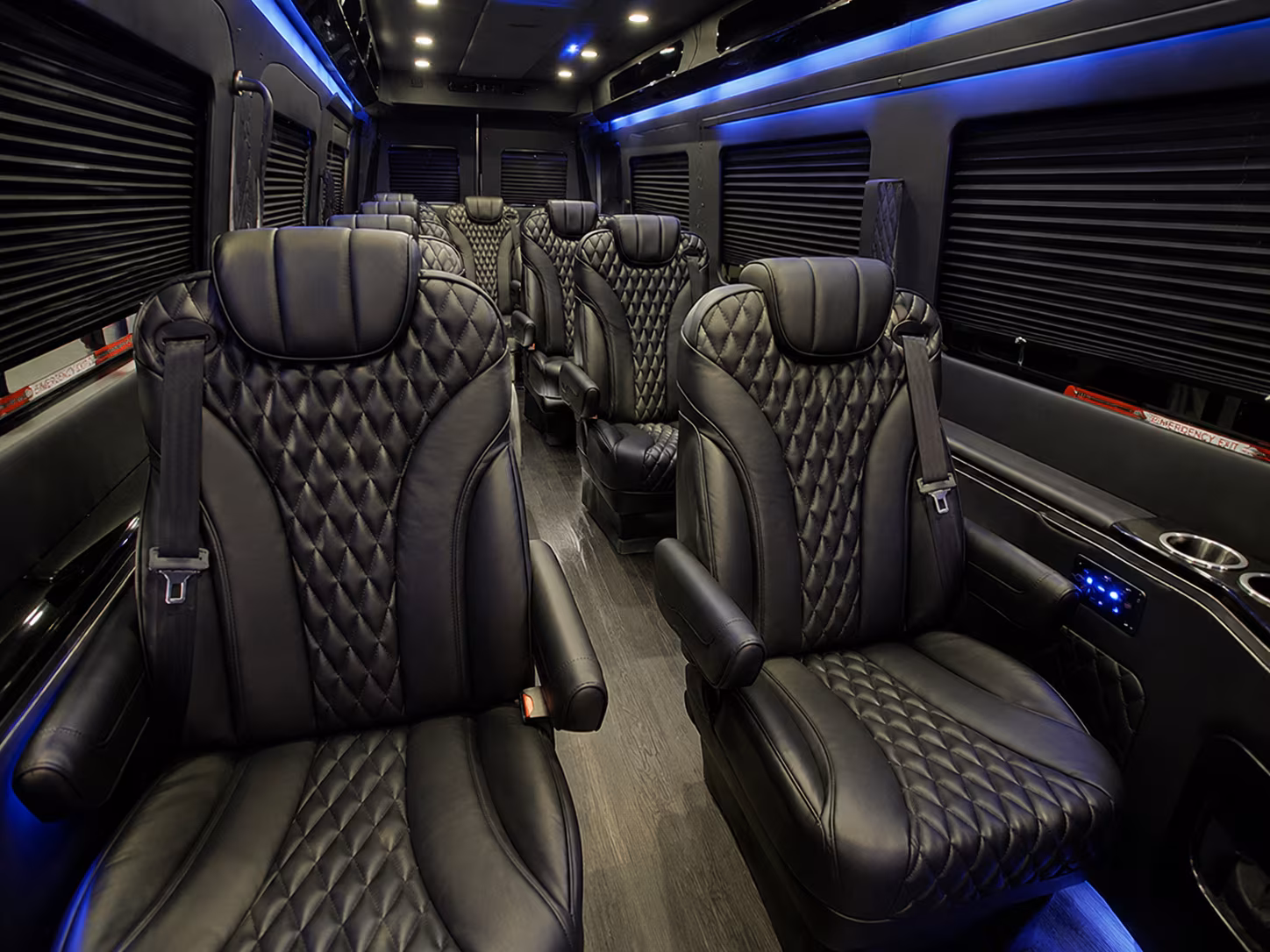 akron 8 passenger sprinter van interior