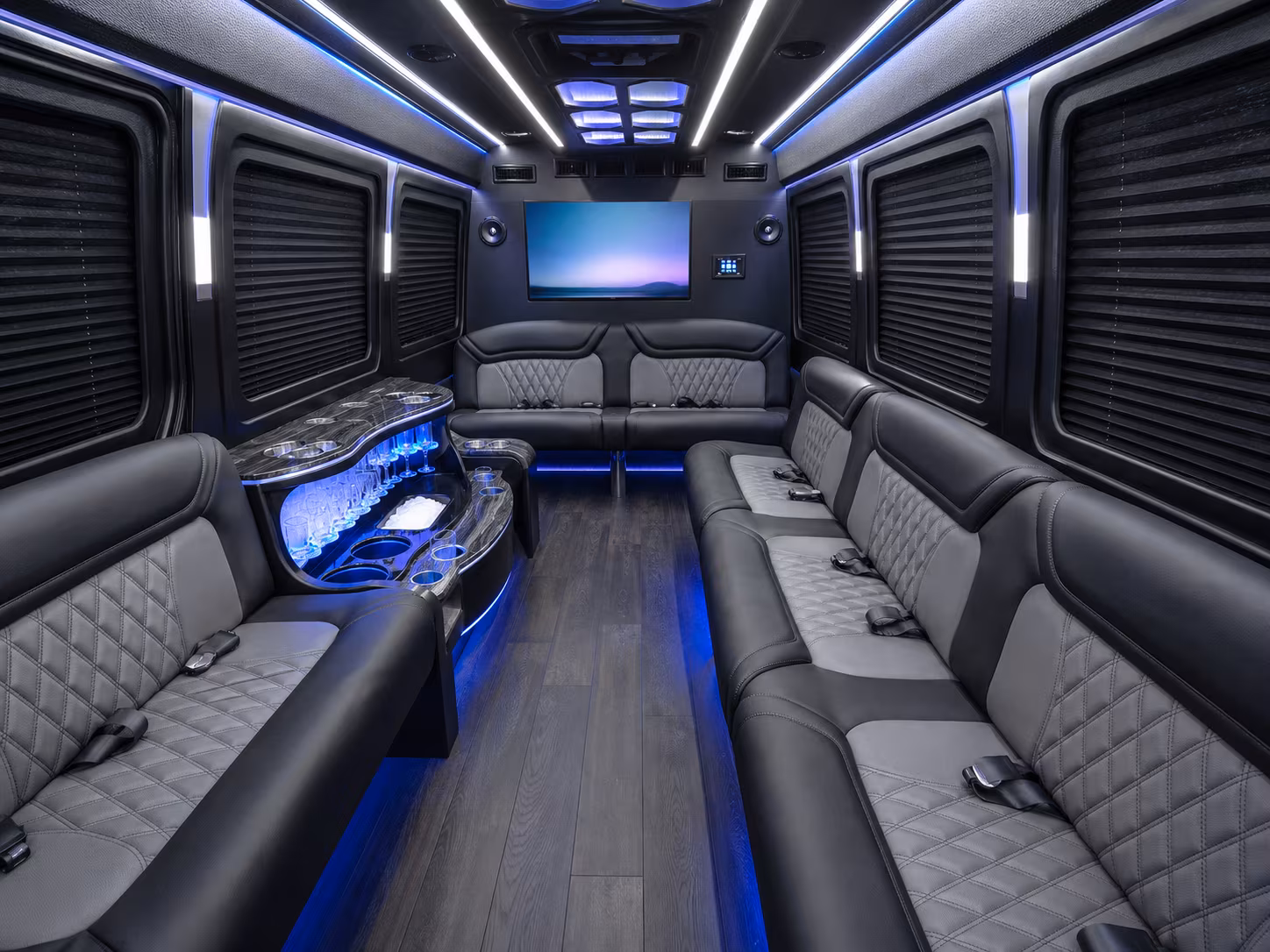 akron sprinter limousine interior