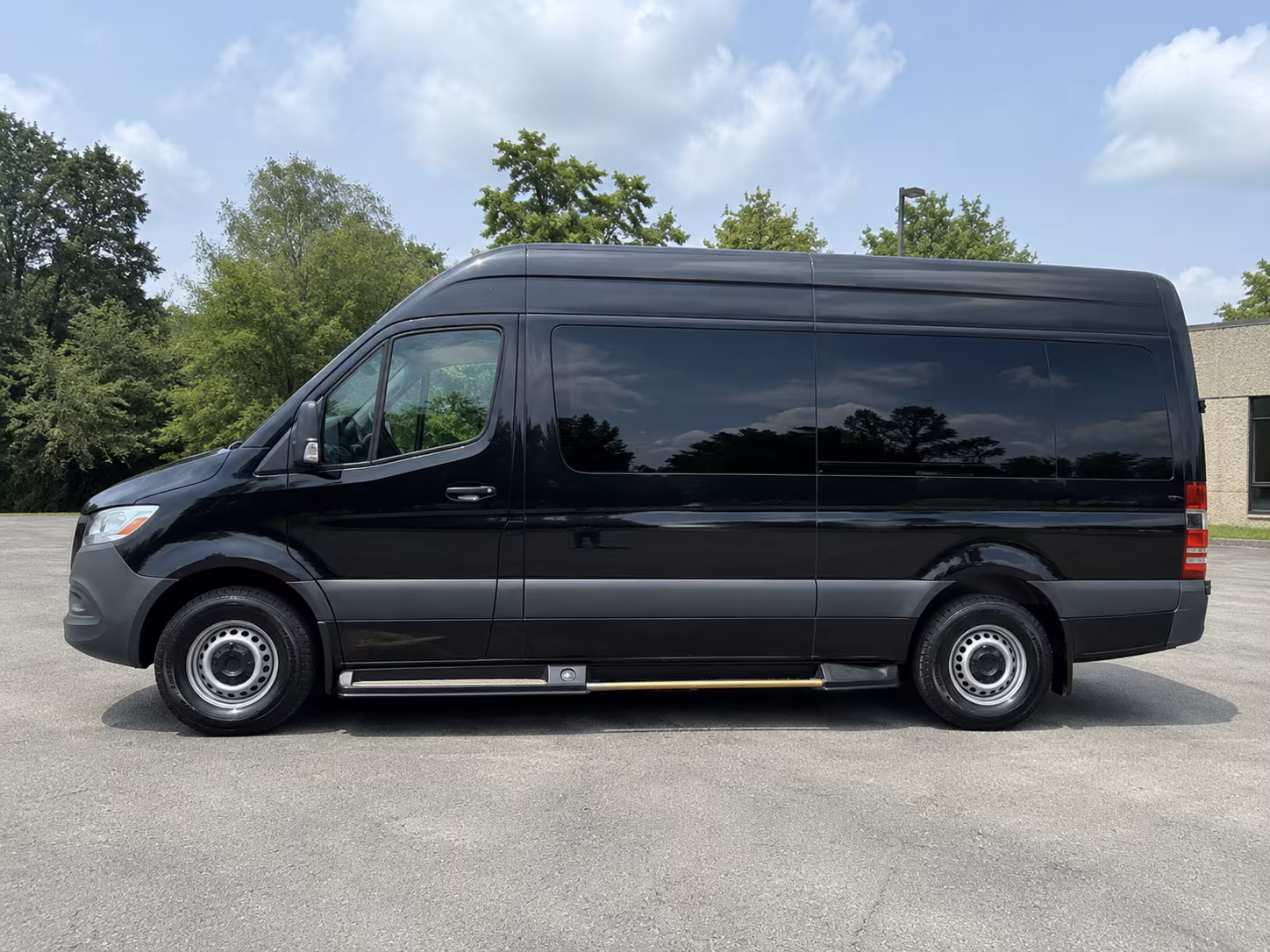 park and ride and satellite parking sprinter vans for akron worksites