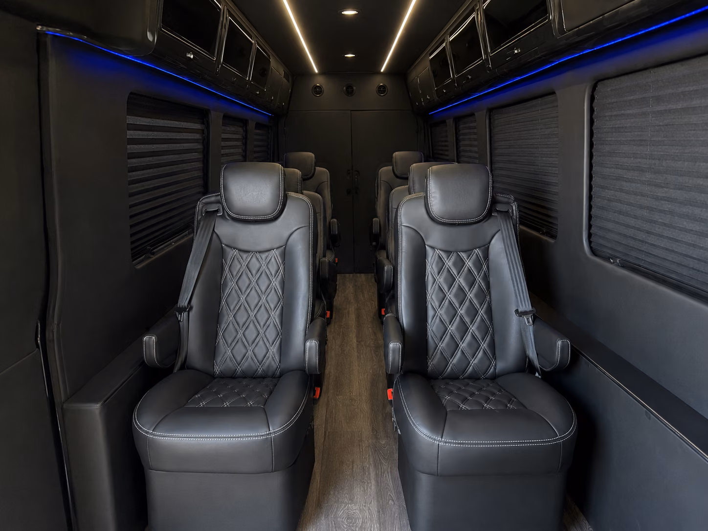 sprinter van shuttles from akron hotels and neighborhoods to concert venues