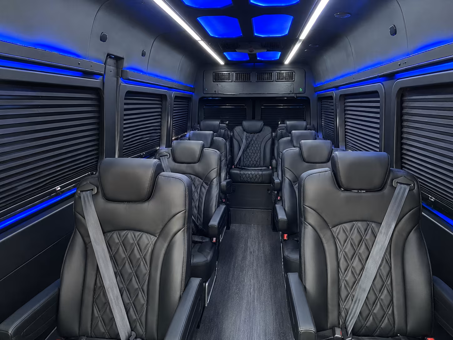 warehouse distribution center and industrial park sprinter vans in akron