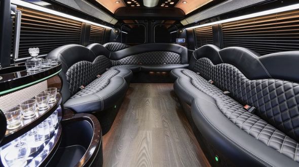 sprinter limousine inside akron